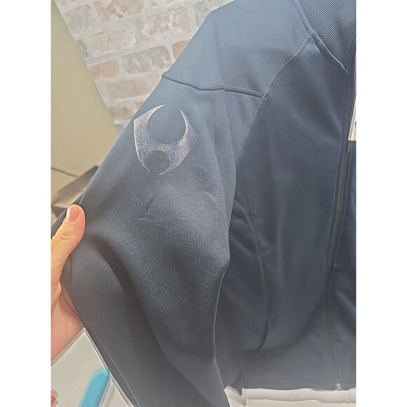 Hylete Apex II MENS XL Jacket Mens Navy Full Zip Performance Athletic Training - Picture 4 of 14